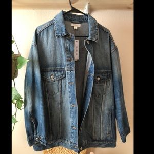 Topshop oversized jean jacket